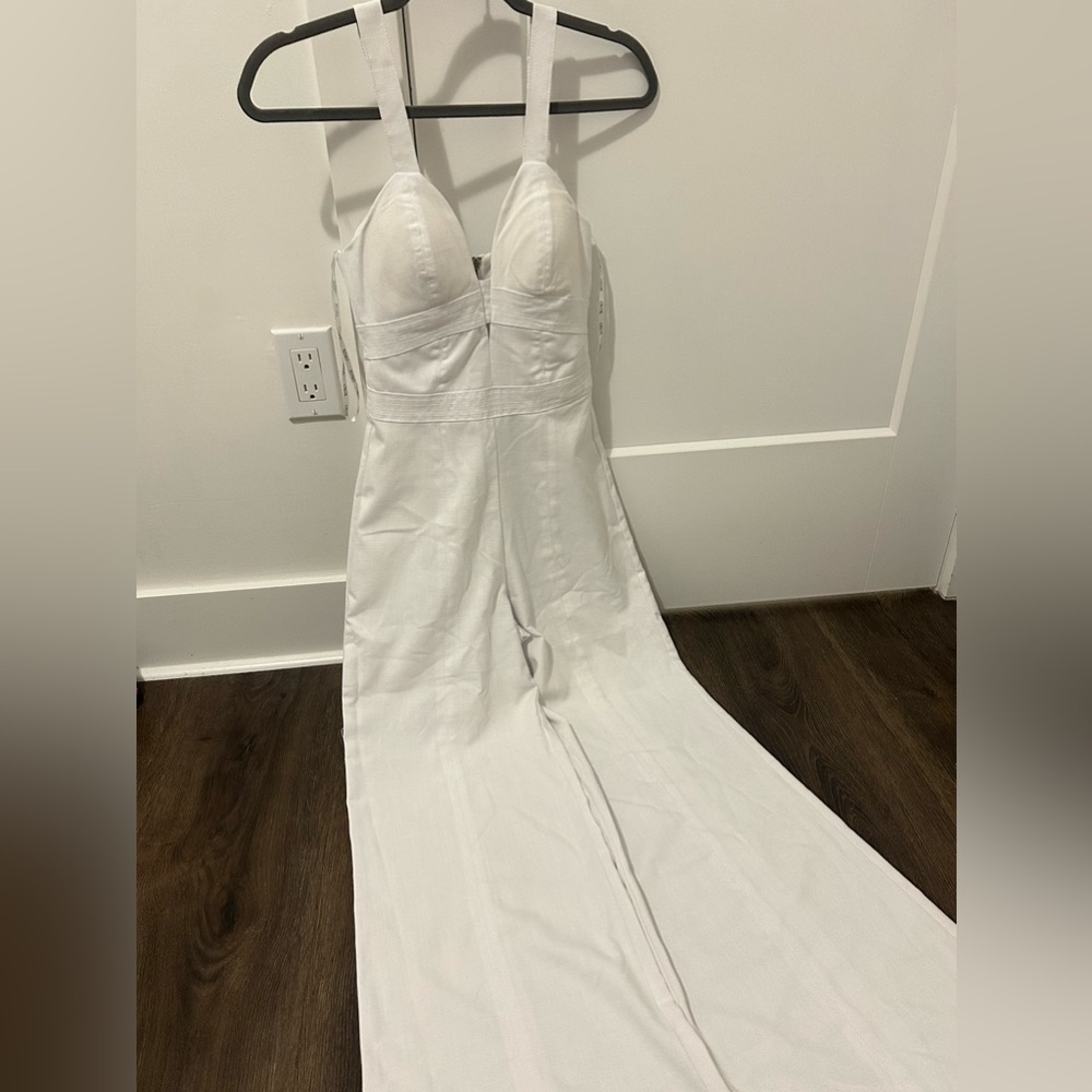 Xoxo white jumpsuit